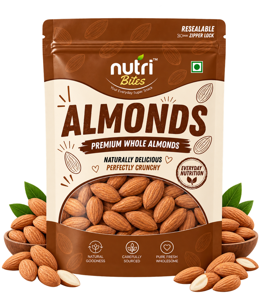 Nutri Bites Premium Whole Almonds